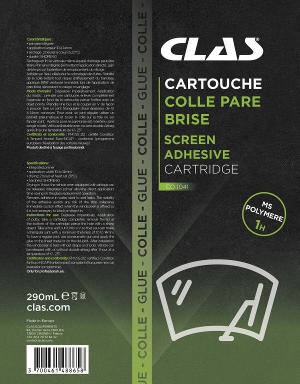 Colle à pare-brise CLAS ref. CO 1041